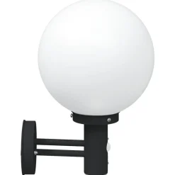 Luminaires-vidaXL Applique Murale Extérieure 28 x 25 x 38 cm Noir