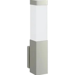 vidaXL Applique Murale Extérieure Argenté 10.5 x 6 x 33 cm