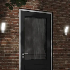 vidaXL Applique murale LED d'extérieur avec capteurs
