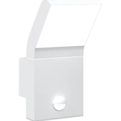 Luminaires-vidaXL Applique murale LED d'extérieur avec capteurs Blanc