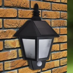 vidaXL Applique murale solaire avec capteur de mouvement
