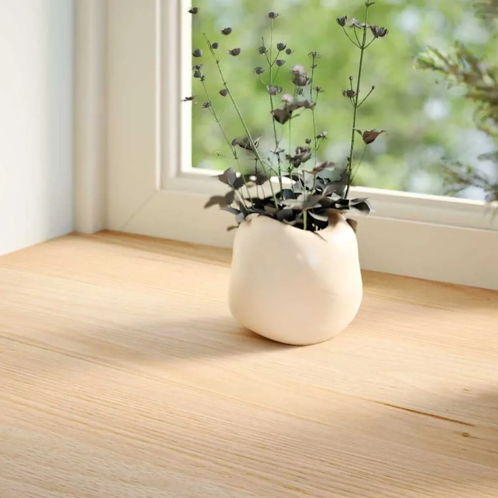 Matériaux De Construction-vidaXL Appuis de fenêtre 2 pcs bois de chêne massif non traité Naturel