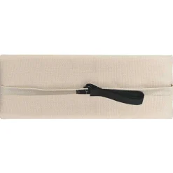Décorations-vidaXL Appui-tête de chaise longue Crème 40x7,5x15 cm Textilène Cr&egrave;me