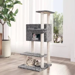 vidaXL Arbre à chat avec griffoirs en sisal 108,5 cm