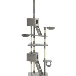 vidaXL Arbre à chat avec griffoirs en sisal 230-260 cm