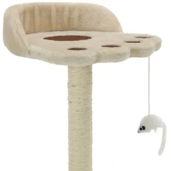 vidaXL Arbre à chat avec griffoir en sisal 40 cm et Marron