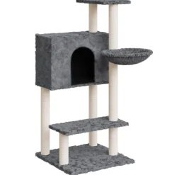 vidaXL Arbre à chat avec griffoirs en sisal 108,5 cm