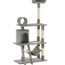 vidaXL Arbre à chat avec griffoirs en sisal 140 cm