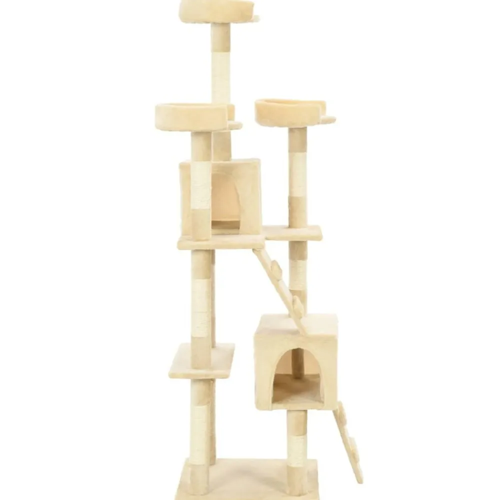 Articles Pour Animaux De Compagnie-vidaXL Arbre à chat avec griffoirs en sisal 170 cm Beige