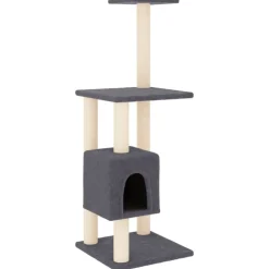 vidaXL Arbre à chat avec griffoirs en sisal 104 cm