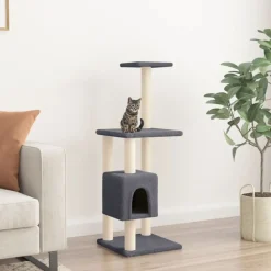 vidaXL Arbre à chat avec griffoirs en sisal 104 cm