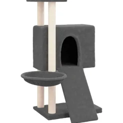 vidaXL Arbre à chat avec griffoirs en sisal 96 cm