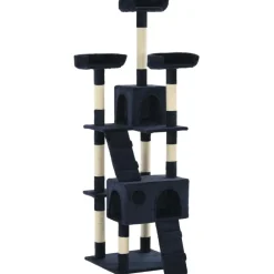 vidaXL Arbre à chat avec griffoirs en sisal 170 cm