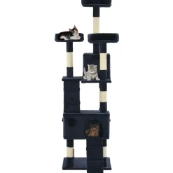 vidaXL Arbre à chat avec griffoirs en sisal 170 cm