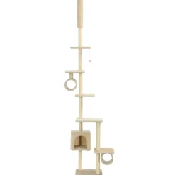 vidaXL Arbre à chat avec griffoirs en sisal 260 cm