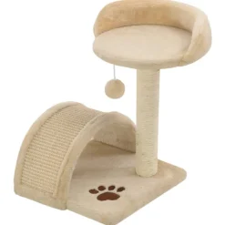 Articles Pour Animaux De Compagnie-vidaXL Arbre à chat avec griffoir en sisal 40 cm et Marron Beige