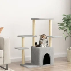 vidaXL Arbre à chat avec griffoirs en sisal 97,5 cm