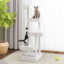 vidaXL Arbre à chat 45,5x49x103 cm Bois de pin massif