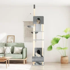 vidaXL Arbre à chat du sol au plafond 277-303 cm