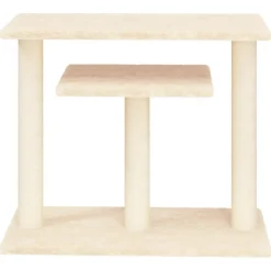 vidaXL Arbres à chat avec plates-formes crème 62,5 cm