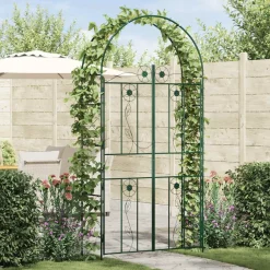 vidaXL Arche de jardin Uni 115 x 37 x 226 cm