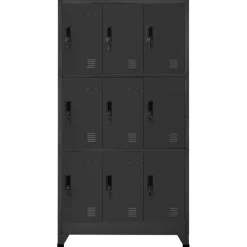 vidaXL Armoire à casiers 90x45x180 cm Acier