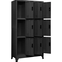 vidaXL Armoire à casiers 90x45x180 cm Acier
