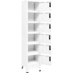 vidaXL Armoire à casiers 38x40x180 cm Acier