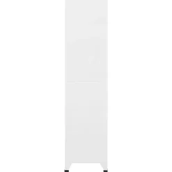 Armoires & Meubles De Rangement-vidaXL Armoire à casiers 90x45x180 cm Acier Blanc