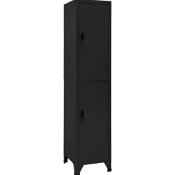 Armoires & Meubles De Rangement-vidaXL Armoire à casiers 38x45x180 cm Acier Noir