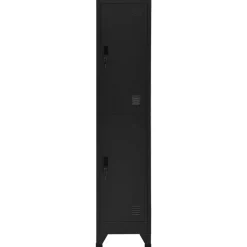 Armoires & Meubles De Rangement-vidaXL Armoire à casiers 38x45x180 cm Acier Noir