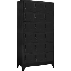 vidaXL Armoire à casiers 90x40x180 cm Acier