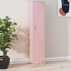 Armoires & Meubles De Rangement-vidaXL Armoire à casiers 35x46x180 cm Acier Rose