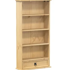 vidaXL Armoire à CD Corona 52x17,5x103 cm bois de pin massif