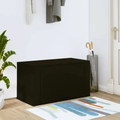 vidaXL Armoire à chaussures murale 70x35x38 cm Bois d'ingénierie