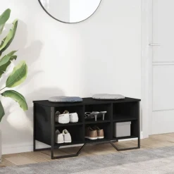 vidaXL Armoire à chaussures 90x38x45,5 cm bois d'ingénierie