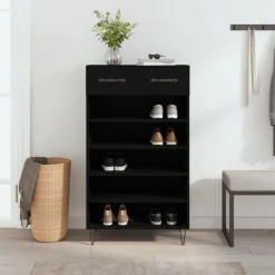 vidaXL Armoire à chaussures 60x35x105 cm bois d'ingénierie