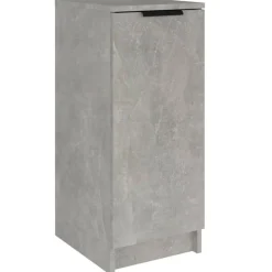 Produits Ménagers-vidaXL Armoire à chaussures 30x35x70 cm Bois d'ingénierie Gris béton