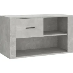 vidaXL Armoire à chaussures 80x35x45 cm Bois d'ingénierie