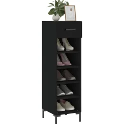 vidaXL Armoire à chaussures 30x35x105 cm bois d'ingénierie