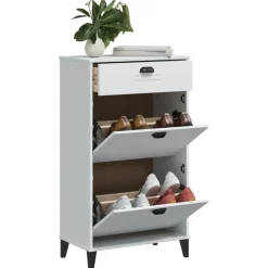 vidaXL Armoire à chaussures VIKEN bois d'ingénierie
