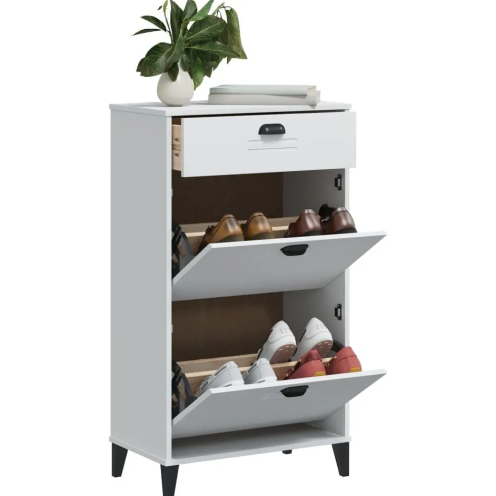 vidaXL Armoire à chaussures VIKEN bois d'ingénierie