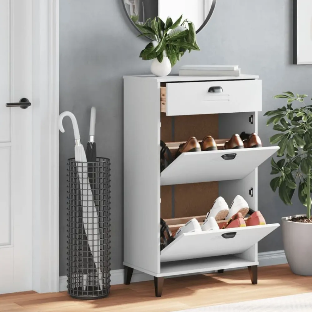 vidaXL Armoire à chaussures VIKEN bois d'ingénierie