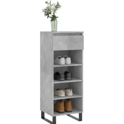 vidaXL Armoire à chaussures 40x36x105 cm Bois d'ingénierie