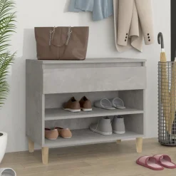 vidaXL Armoire à chaussures 70x36x60 cm Bois d'ingénierie