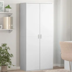 vidaXL Armoire à chaussures 80x39x178 cm Bois d'ingénierie