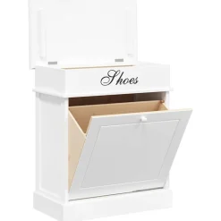vidaXL Armoire à chaussures 50 x 28 x 58 cm Bois de Paulownia