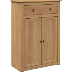 vidaXL Armoire à chaussures PANAMA 80x40x114 cm bois de pin massif