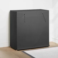 vidaXL Armoire à chaussures avec housse 79x40x80 cm Tissu