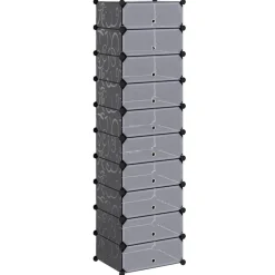 vidaXL Armoire à chaussures avec 10 compartiments